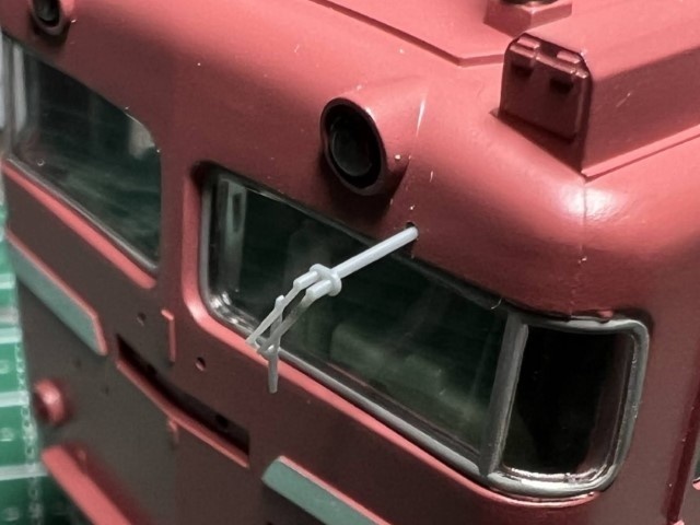 【HOゲージ 】汎用型ワイパー 未塗装左右2セット入 8K出力 3D精密パーツ 電車 気動車 電気機関車