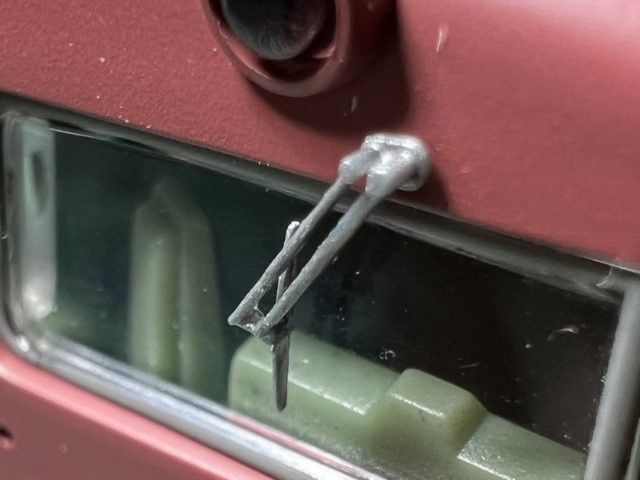 【HOゲージ 】汎用型ワイパー 未塗装左右2セット入 8K出力 3D精密パーツ 電車 気動車 電気機関車