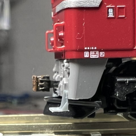 【Nゲージ 】EF81用ダミーカプラー(T社) 未塗装6個入 8K出力 3D精密パーツ 電気機関車