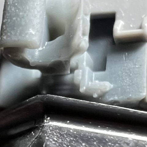 【Nゲージ 】EF81用ダミーカプラー(T社) 未塗装6個入 8K出力 3D精密パーツ 電気機関車