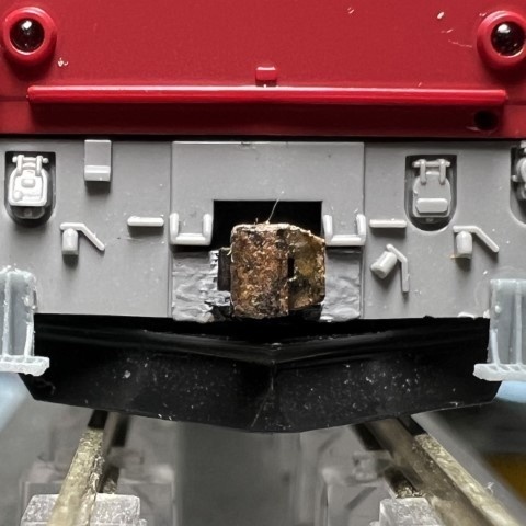 【Nゲージ 】EF81用ダミーカプラー(T社) 未塗装6個入 8K出力 3D精密パーツ 電気機関車