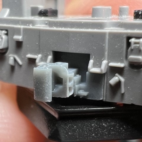 【Nゲージ 】EF81用ダミーカプラー(T社) 未塗装6個入 8K出力 3D精密パーツ 電気機関車