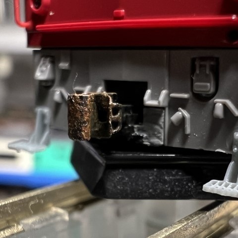 【Nゲージ 】EF81用ダミーカプラー(T社) 未塗装6個入 8K出力 3D精密パーツ 電気機関車