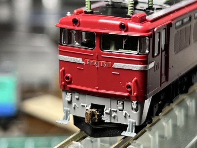 【Nゲージ 】EF81用ダミーカプラー(T社) 未塗装6個入 8K出力 3D精密パーツ 電気機関車