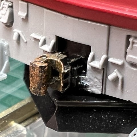 【Nゲージ 】EF81用ダミーカプラー(T社) 未塗装6個入 8K出力 3D精密パーツ 電気機関車