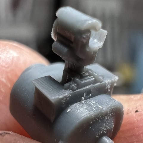 【Nゲージ 】EF81用ダミーカプラー(T社) 未塗装6個入 8K出力 3D精密パーツ 電気機関車