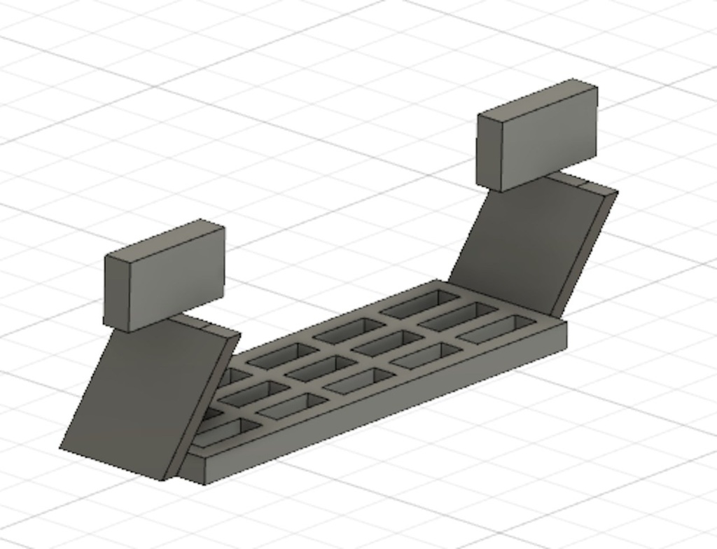 【HOゲージ 】機関車扉下ステップ 電気機関車 8K出力 3D精密パーツ 未塗装2両分