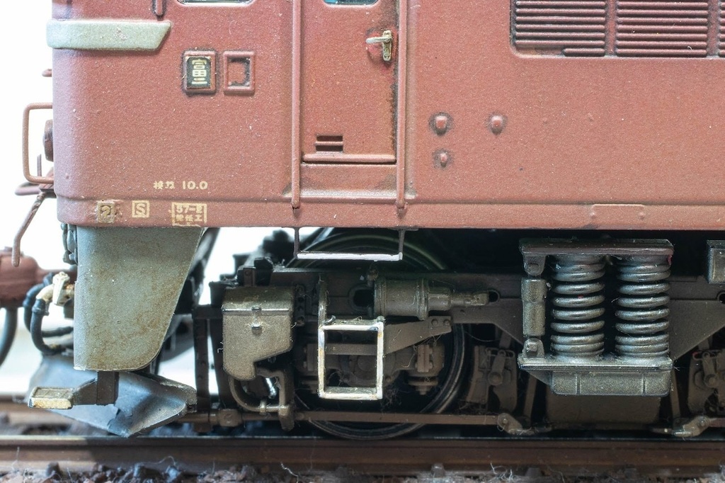 【HOゲージ 】機関車扉下ステップ 電気機関車 8K出力 3D精密パーツ 未塗装2両分