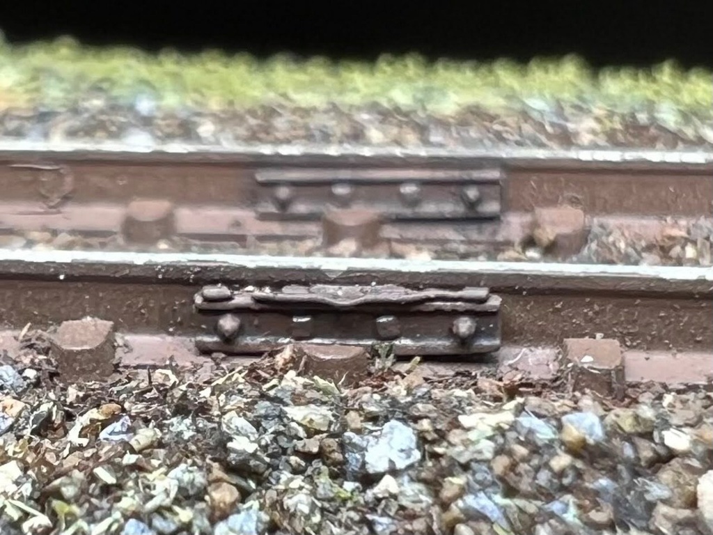 【Nゲージ 】継目板I型(T社用) 未塗装4組入 情景 線路 8K出力 3D精密パーツ