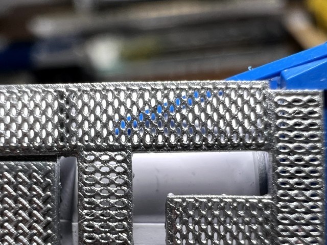 【Nゲージ 】ISO 20ftタンクコンテナ グレーチング差替えパーツ 未塗装2個入り 3D-F002 8K出力 3D精密パーツ