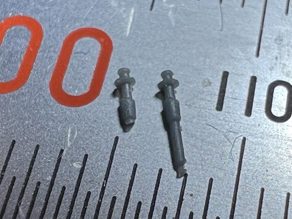 【Nゲージ 】汎用型車両用信号炎管 未塗装6個入 8K出力 3D精密パーツ 電車 気動車 電気機関車 ディーゼル機関車