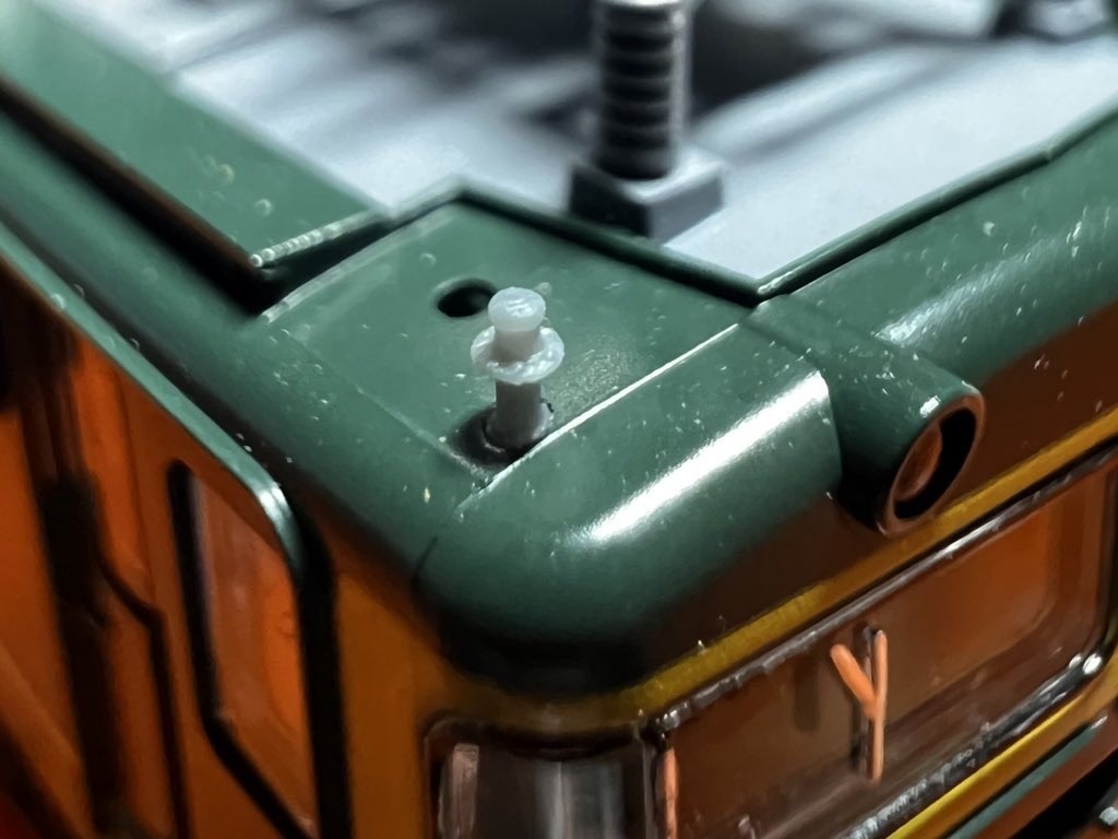 【Nゲージ 】汎用型車両用信号炎管 未塗装6個入 8K出力 3D精密パーツ 電車 気動車 電気機関車 ディーゼル機関車