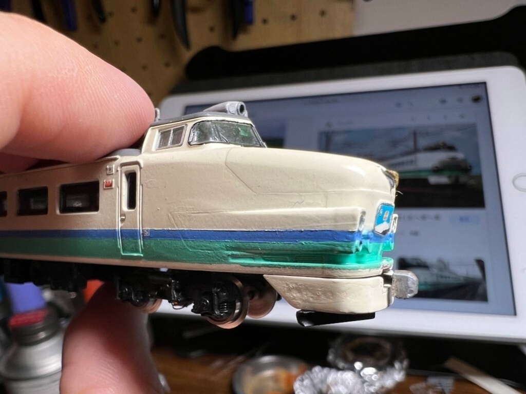 【Nゲージ】上沼垂 ボンネット485系用 連結器カバー 晩年簡易型/未塗装 4セット入 8K高精細 3Dプリント 精密ディテールアップパーツ