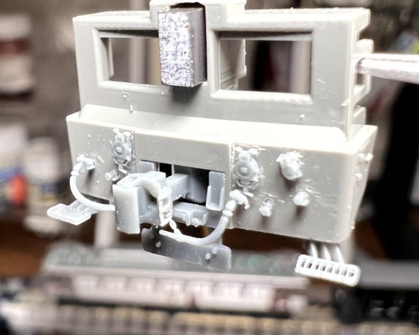 【Nゲージ】EF65 前面グレードアップパーツセット 未塗装 1両分/8K高精細 3Dプリント スカート周りディテールアップパーツ