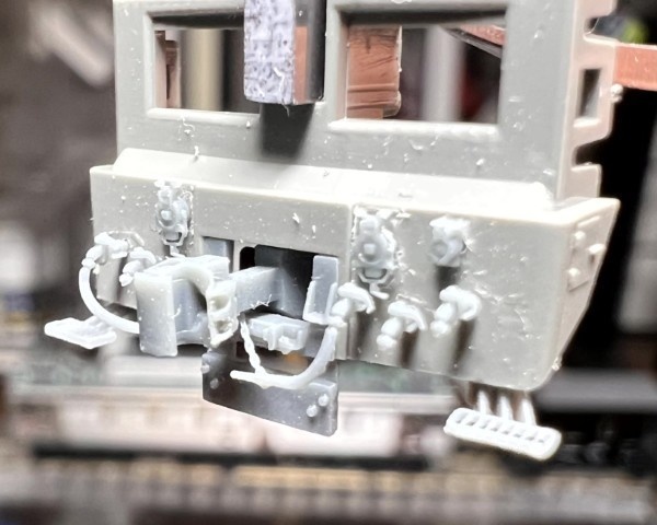 【Nゲージ】EF65 前面グレードアップパーツセット 未塗装 1両分/8K高精細 3Dプリント スカート周りディテールアップパーツ