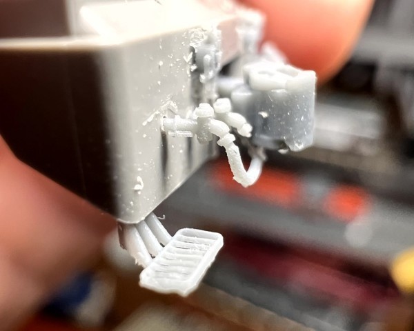 【Nゲージ】EF65 前面グレードアップパーツセット 未塗装 1両分/8K高精細 3Dプリント スカート周りディテールアップパーツ