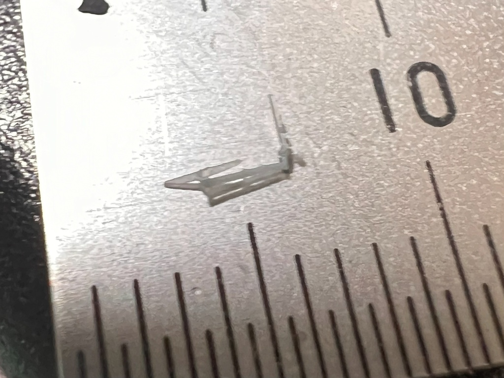 【Nゲージ】国鉄型 汎用ワイパー 未塗装 左右6セット入 3D-B005