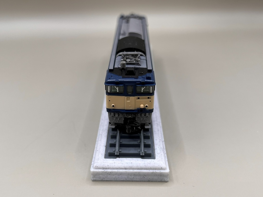 【Nゲージ】精密ディスプレイレール+展示台セット 未塗装 1両展示用 3D-D001-S