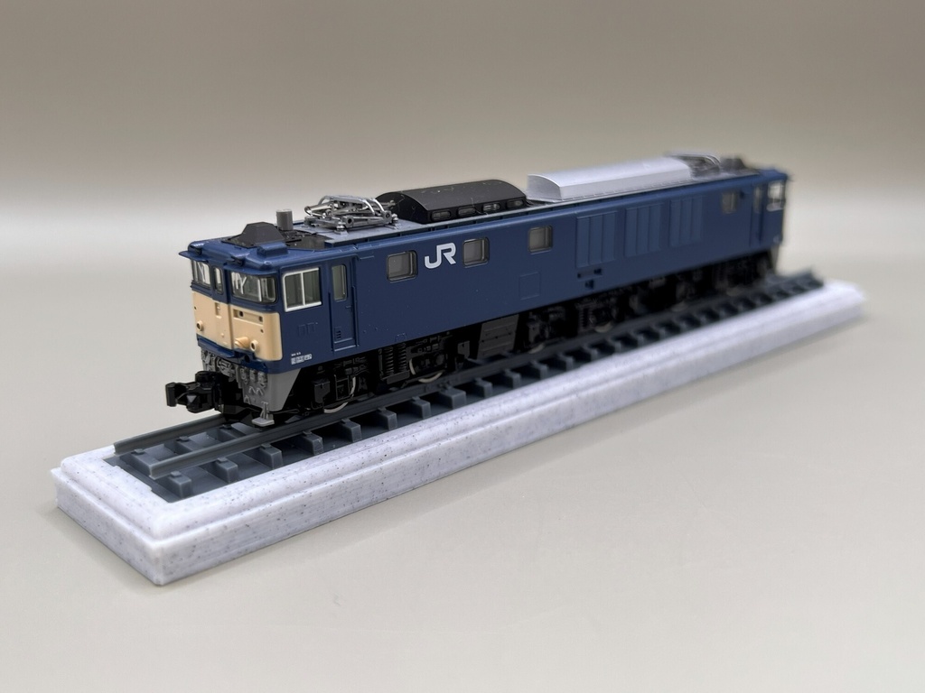 【Nゲージ】精密ディスプレイレール パンドロール版+展示台セット 未塗装 1両展示用 3D-D002-S