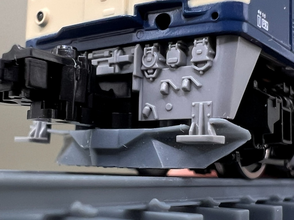 【Nゲージ】EF64-1000 双頭連結器用スノープラ(TOMIX用)未塗装4個入 3D-SP003