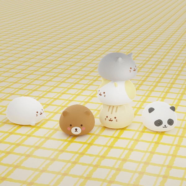 どうぶつクッションセット(ソファ付き)