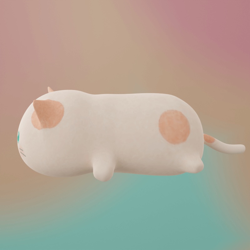 にゃんこクッション(Unitypackage)