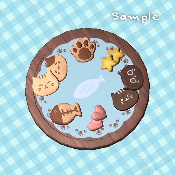 ねこクッキーセット(Unitypackage)