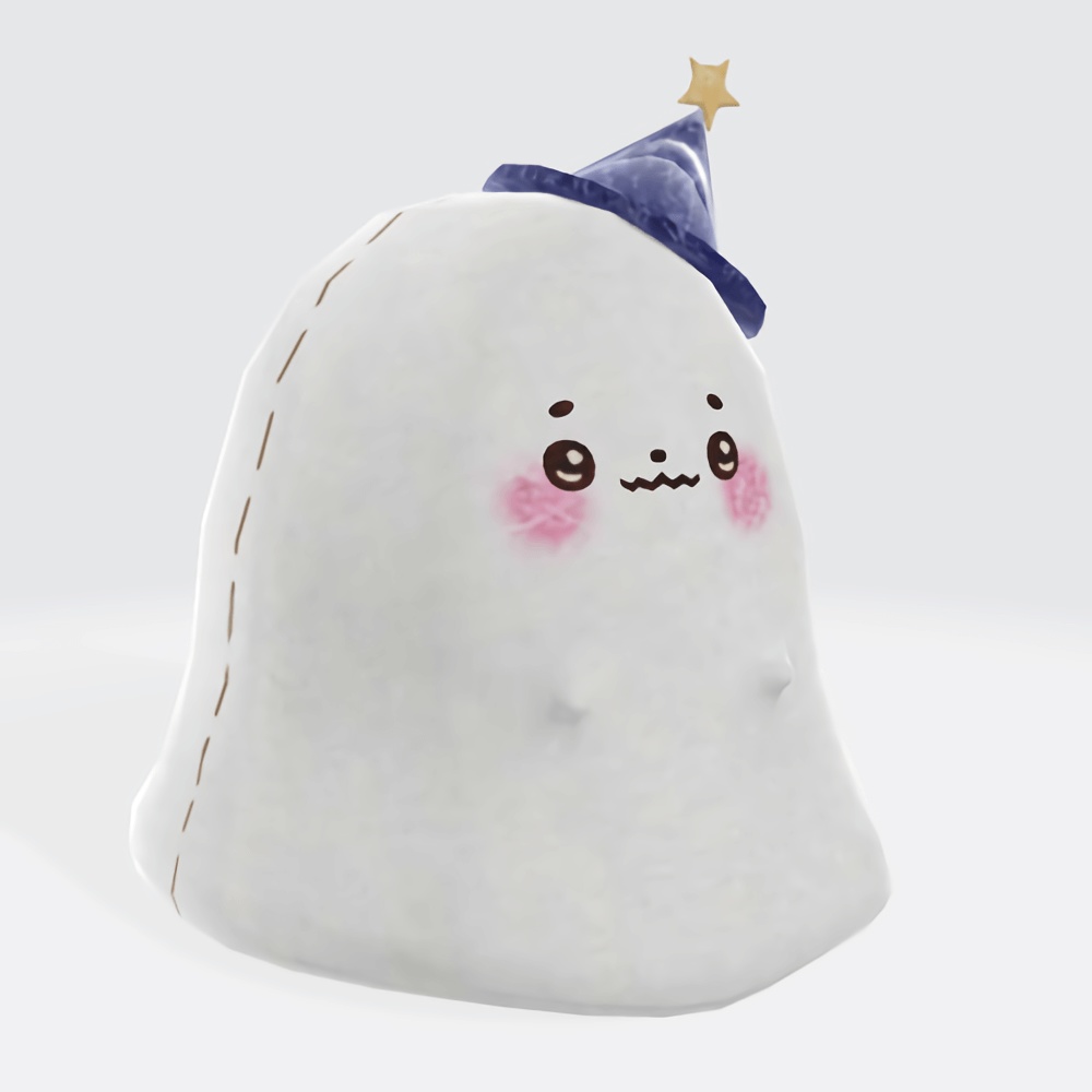 おばけのぬいぐるみ(3Dモデル/Unitypackage)