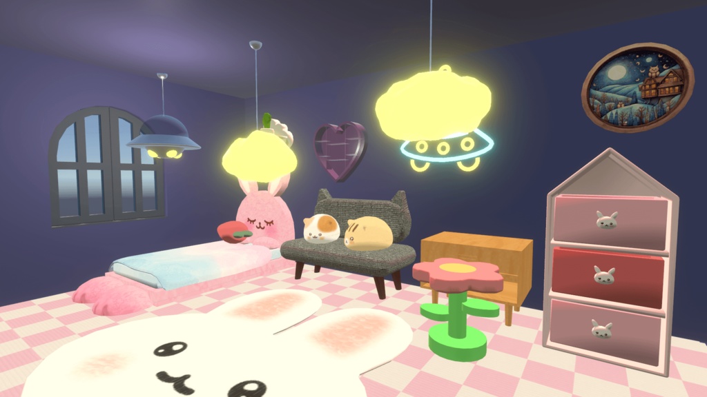 かわいいお部屋インテリアセット