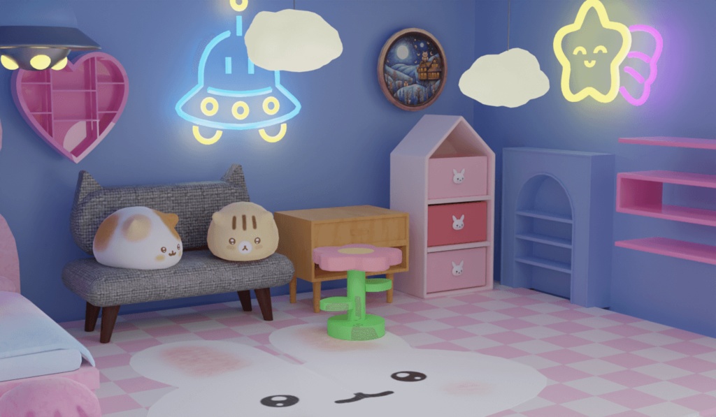 かわいいお部屋インテリアセット