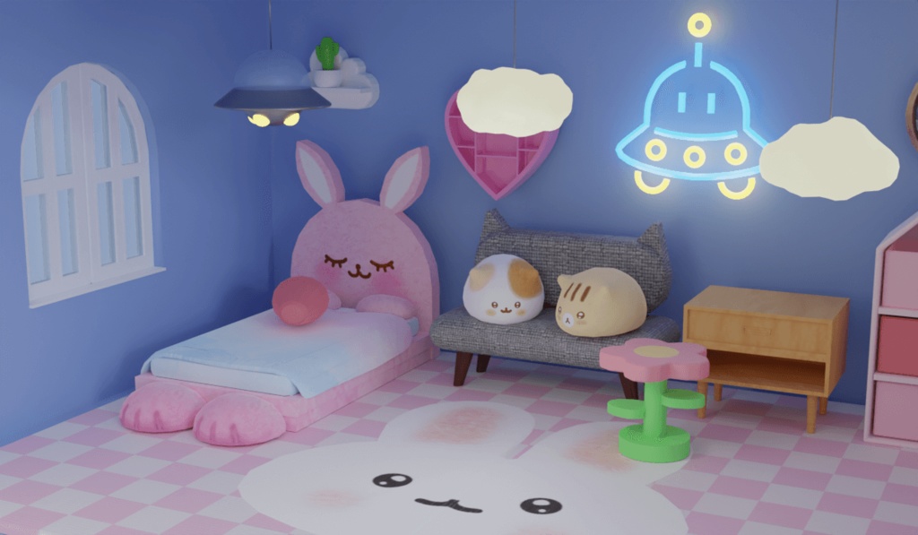 かわいいお部屋インテリアセット