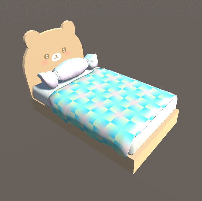 くまさんベッド【3Dモデル】