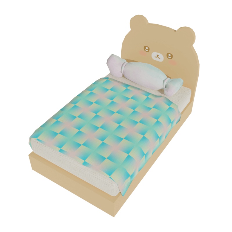 くまさんベッド【3Dモデル】