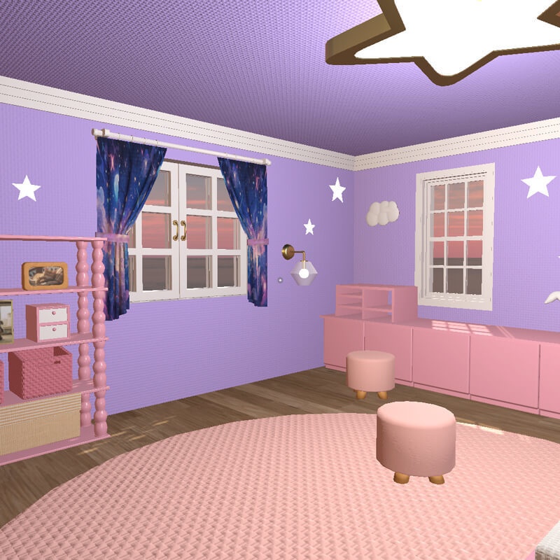 ゆめかわROOMセット【3D/Unitypackage】
