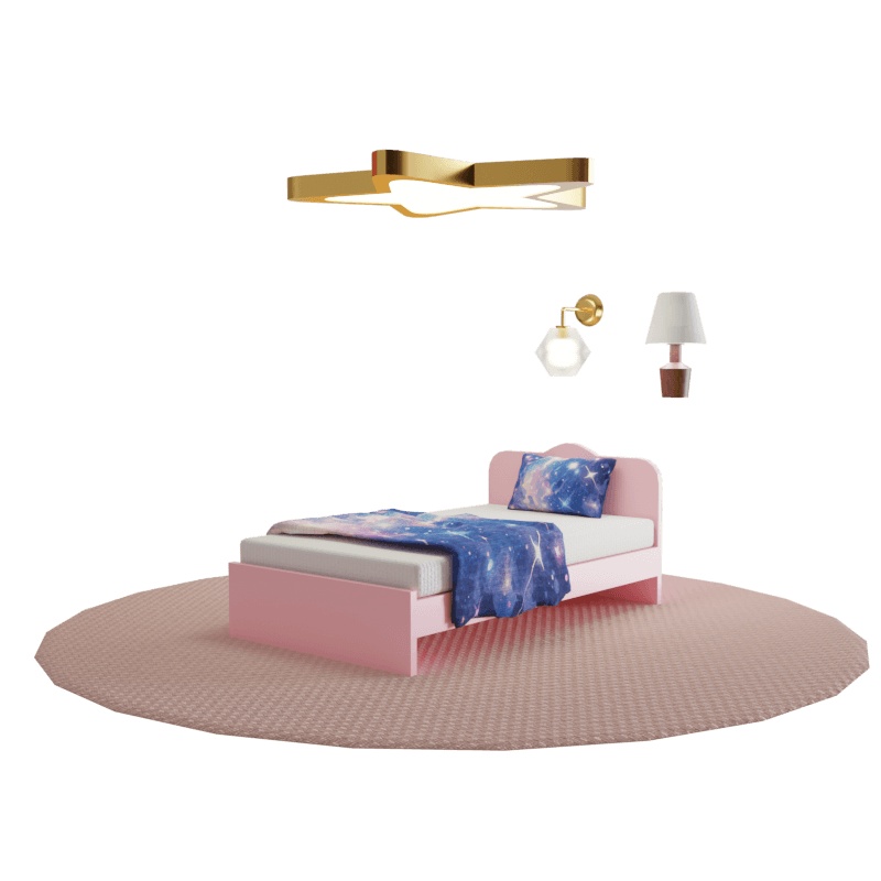 ゆめかわROOMセット【3D/Unitypackage】