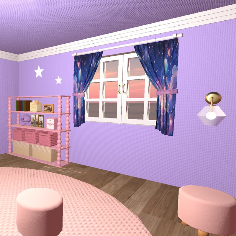 ゆめかわROOMセット【3D／Unitypackage】