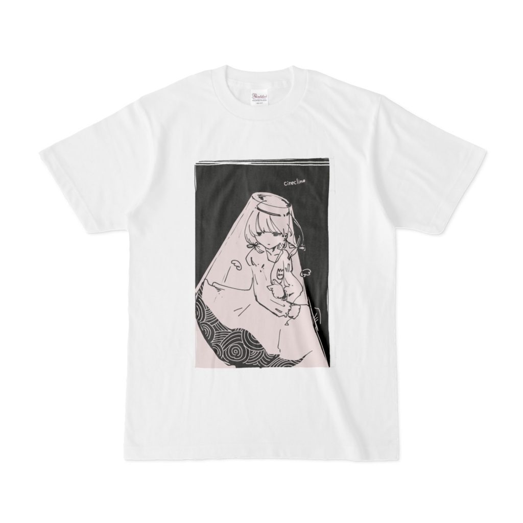 Tシャツ 環状蛍光灯の子