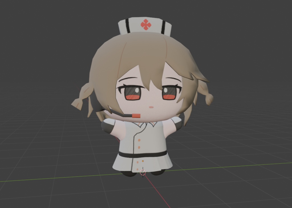 ナースロボ_タイプT & TTぬいぐるみ 3Dモデル