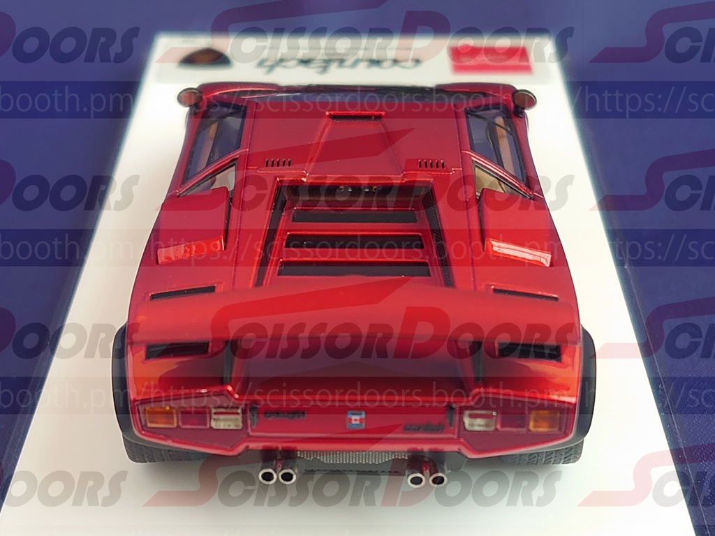 1/43 Lamborghini Countach LP400 “Walter Wolf modified car” Candy Red Limited 20 pcs.