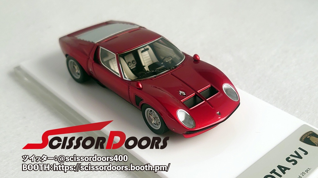 1/43 Lamborghini JOTA SVJ Candy Red Limited 20 pcs.