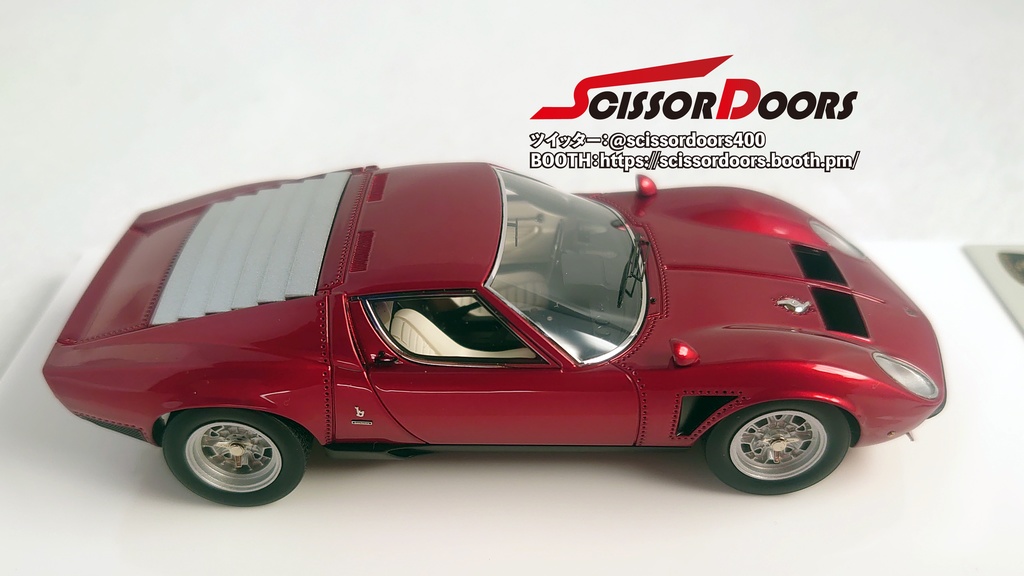 1/43 Lamborghini JOTA SVJ Candy Red Limited 20 pcs.