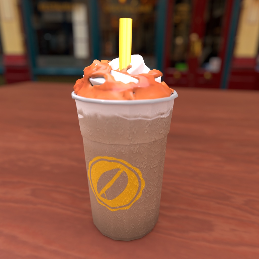 【3Dモデル】フラッペカプチーノ