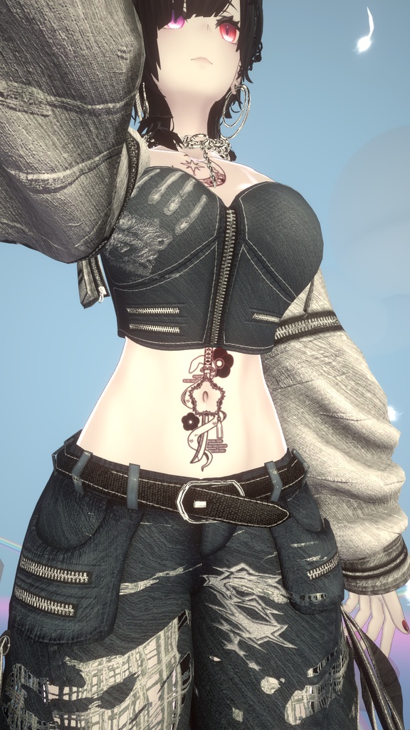 【VRC】蛇梅【タトゥー】