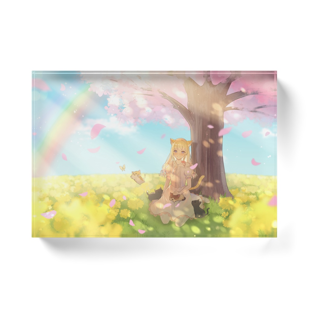 春乃こね子 5周年記念アクリルブロック