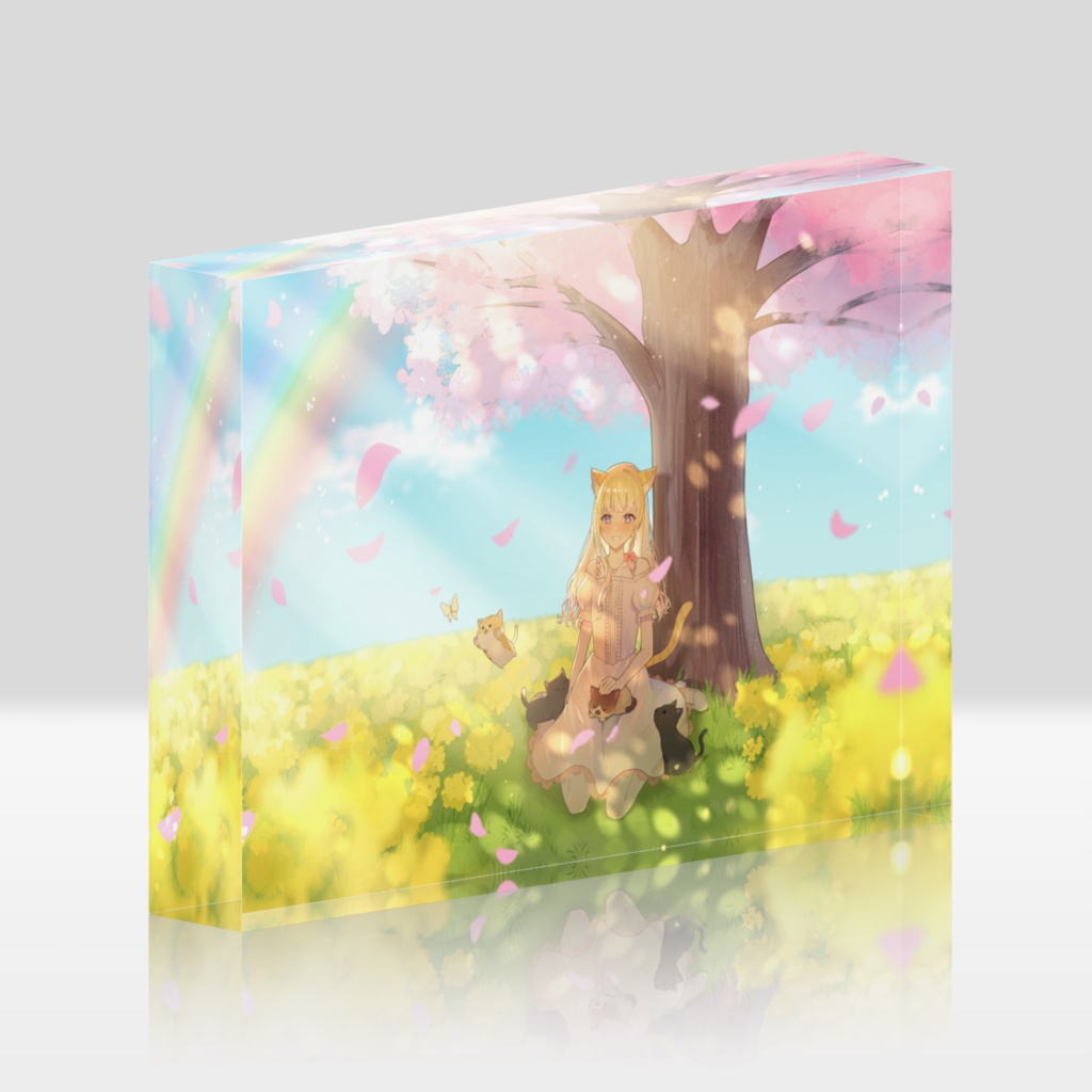 春乃こね子 5周年記念アクリルブロック