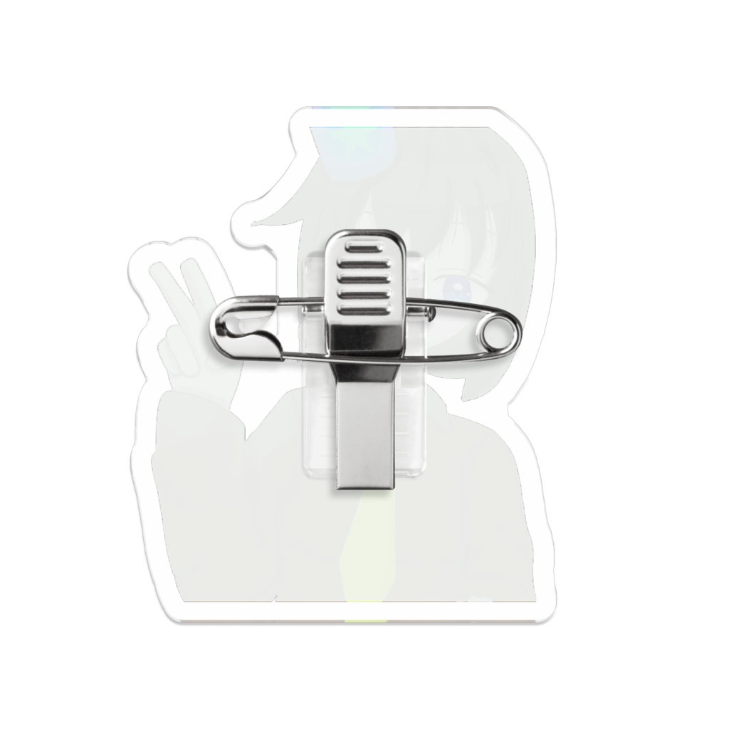 サクのアクリルバッジ