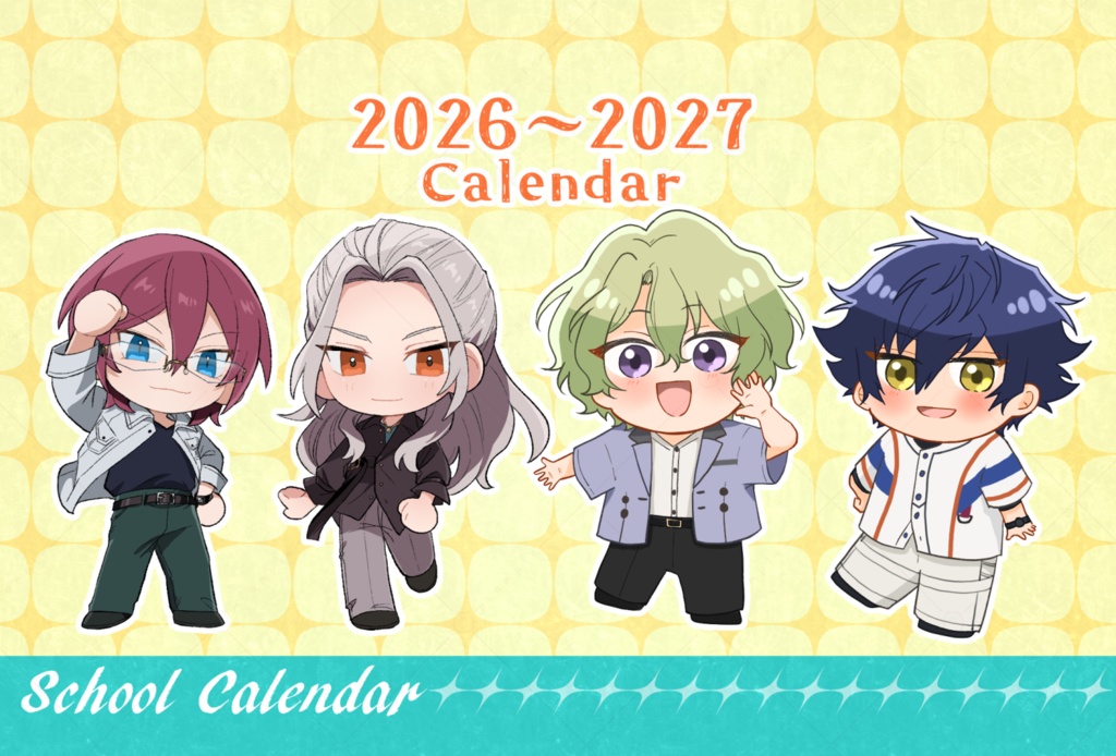 Eden卓上カレンダー 2026～2027
