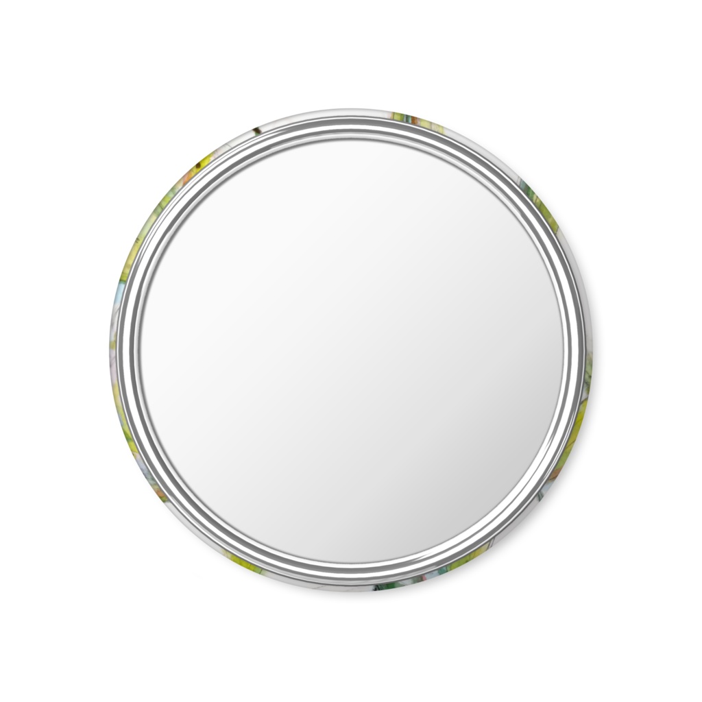 百合の缶ミラー