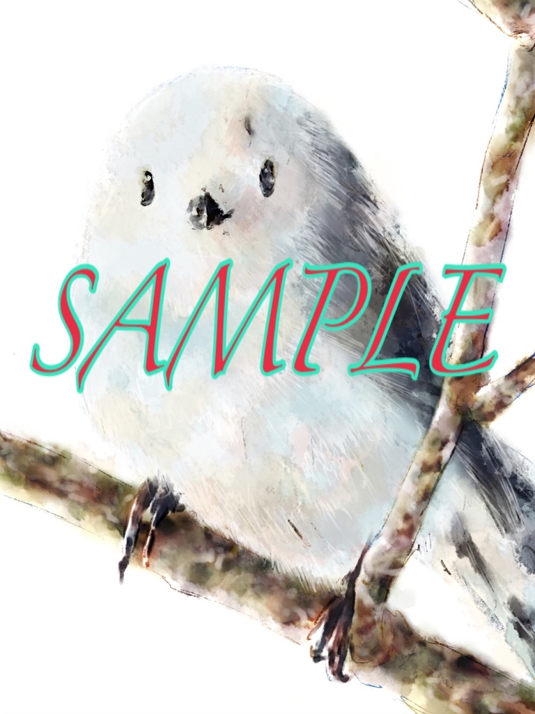 シマエナガ②の缶ミラー