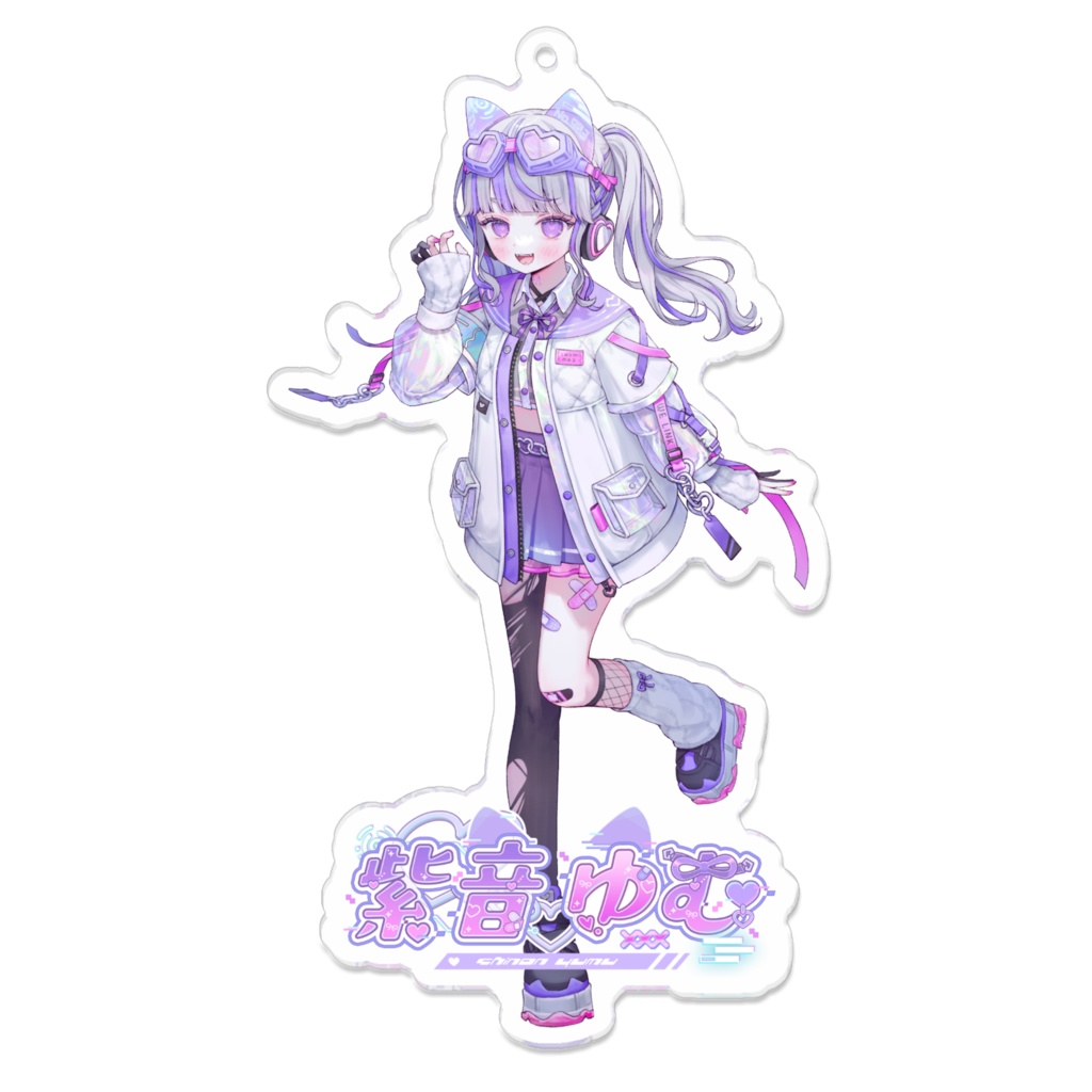 紫音ゆむキービジュアルにこっとアクキー